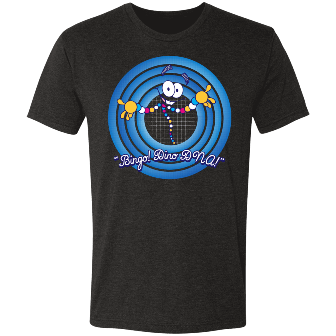 T-Shirts Vintage Black / S Bingo! Dino DNA! Men's Triblend T-Shirt