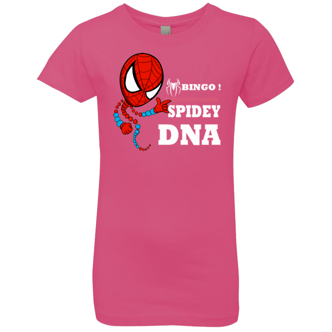 T-Shirts Hot Pink / YXS Bingo Spidey Girls Premium T-Shirt