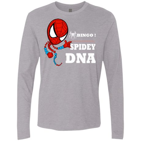 T-Shirts Heather Grey / Small Bingo Spidey Men's Premium Long Sleeve