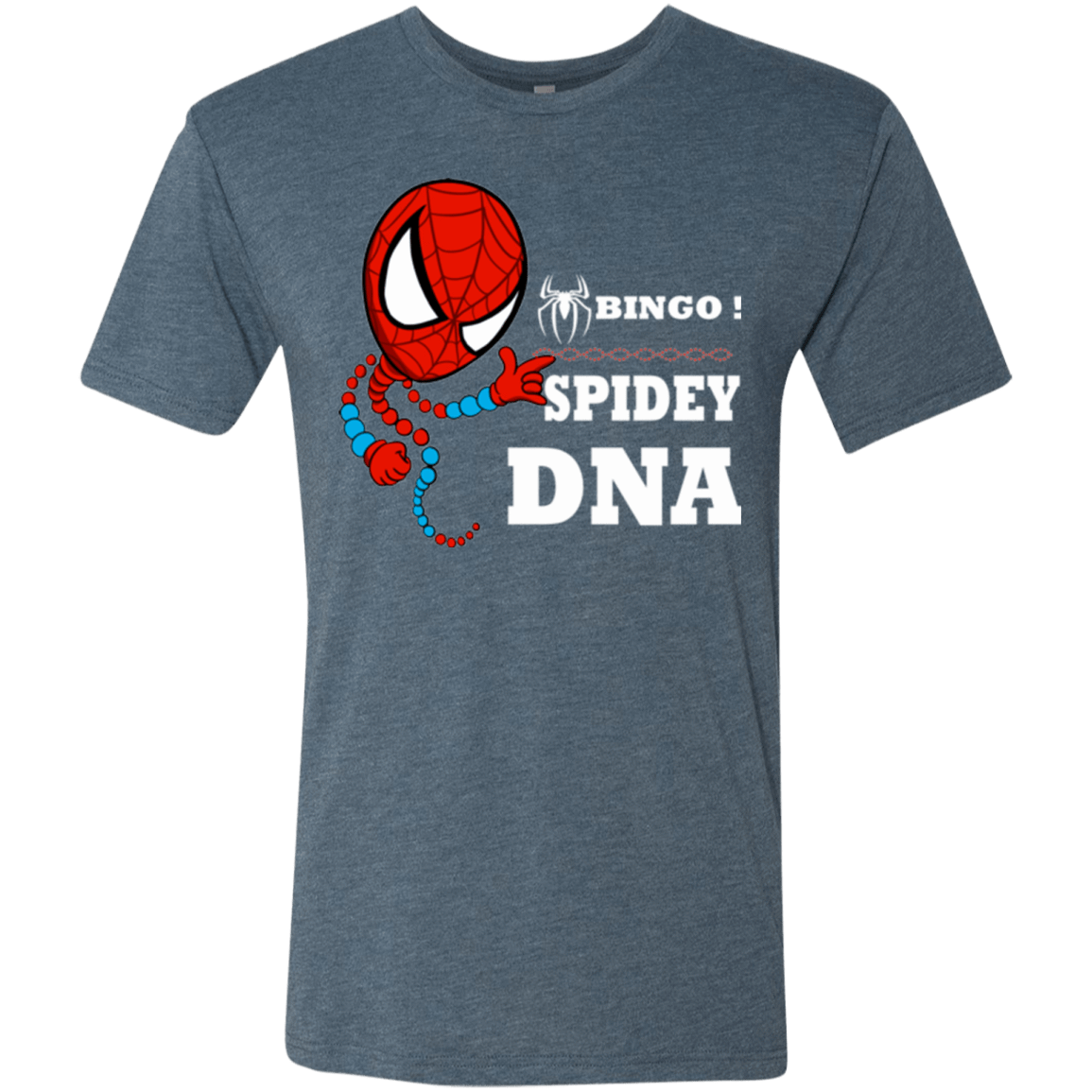 T-Shirts Indigo / Small Bingo Spidey Men's Triblend T-Shirt