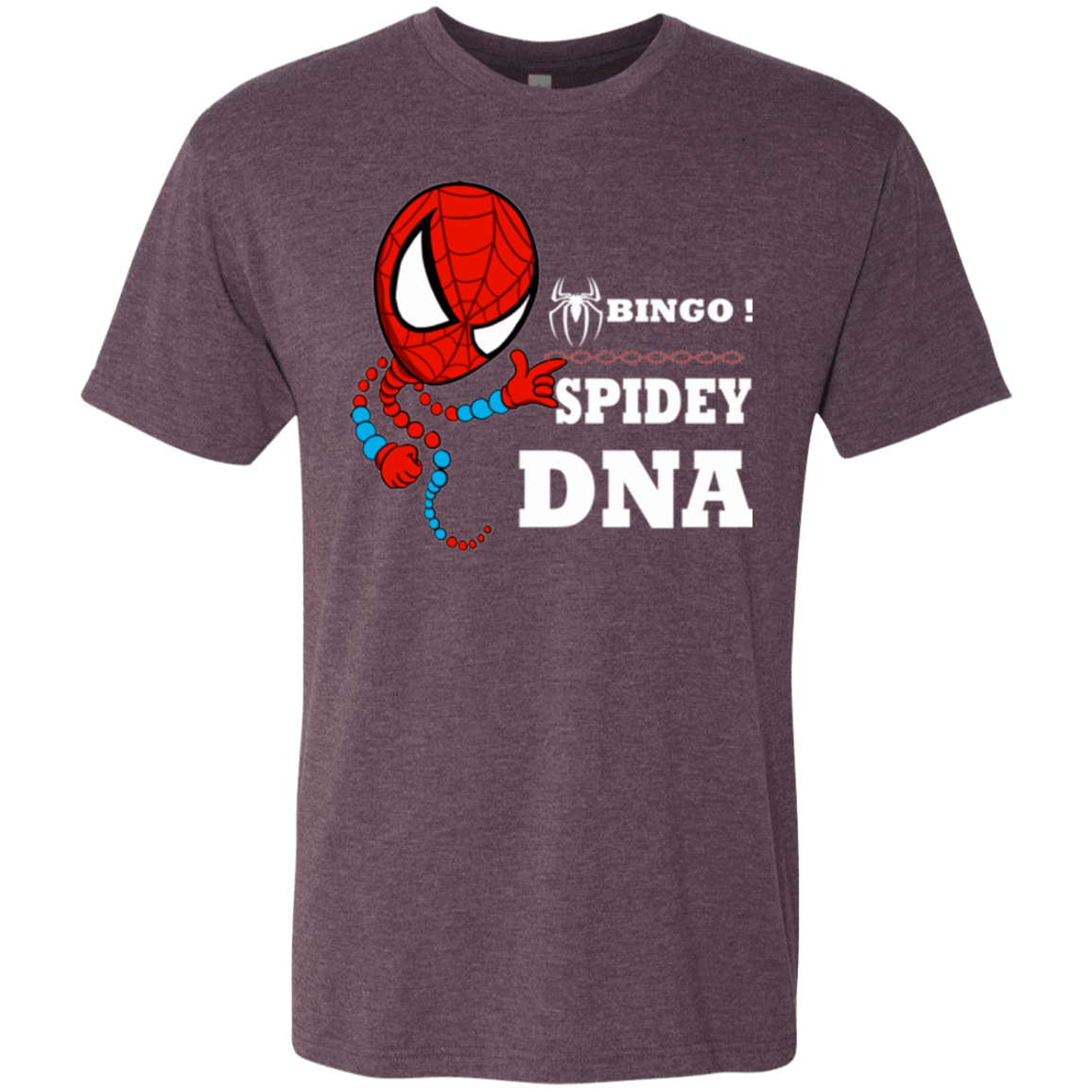 T-Shirts Vintage Purple / Small Bingo Spidey Men's Triblend T-Shirt