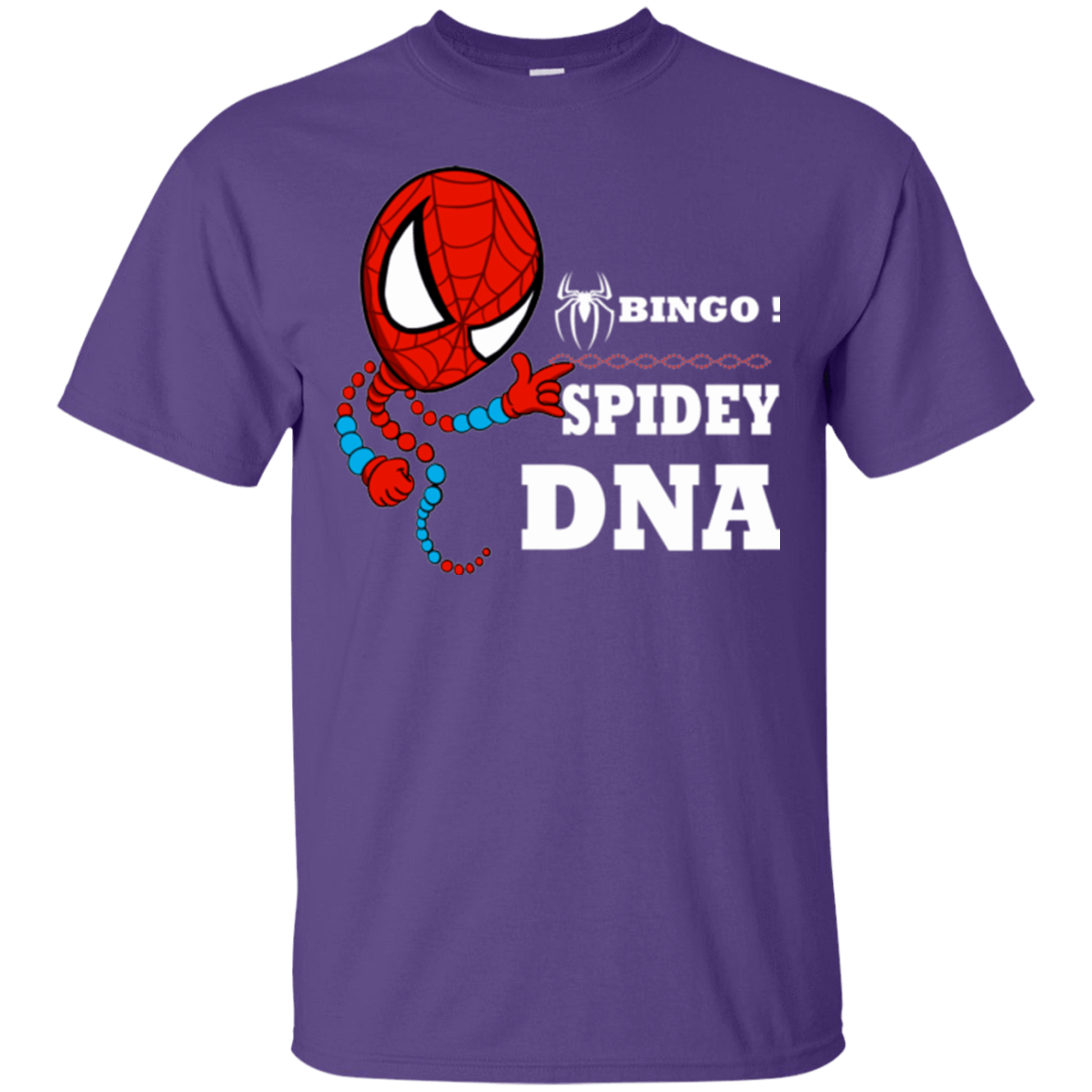 T-Shirts Purple / Small Bingo Spidey T-Shirt