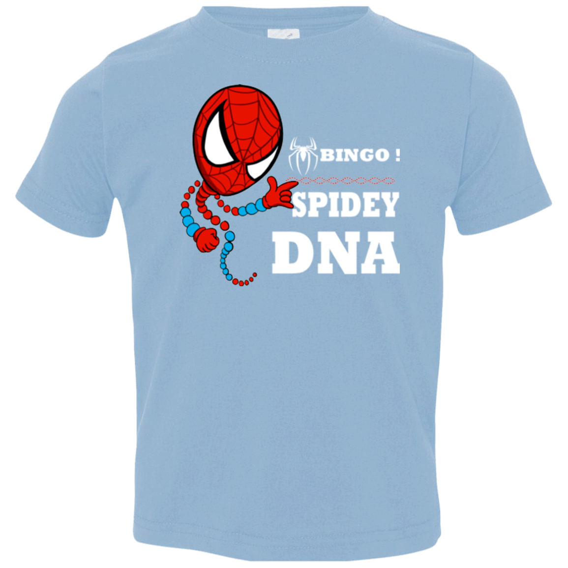 T-Shirts Light Blue / 2T Bingo Spidey Toddler Premium T-Shirt