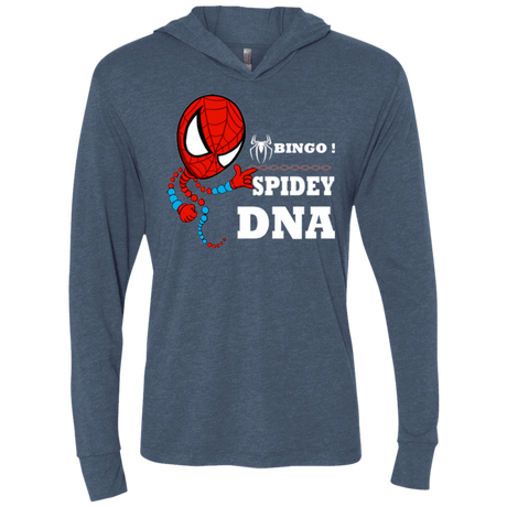 T-Shirts Indigo / X-Small Bingo Spidey Triblend Long Sleeve Hoodie Tee