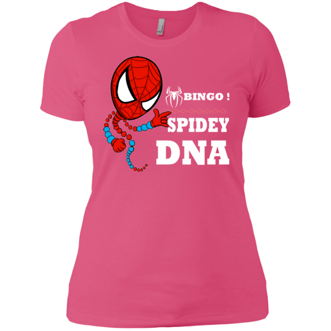 T-Shirts Hot Pink / X-Small Bingo Spidey Women's Premium T-Shirt