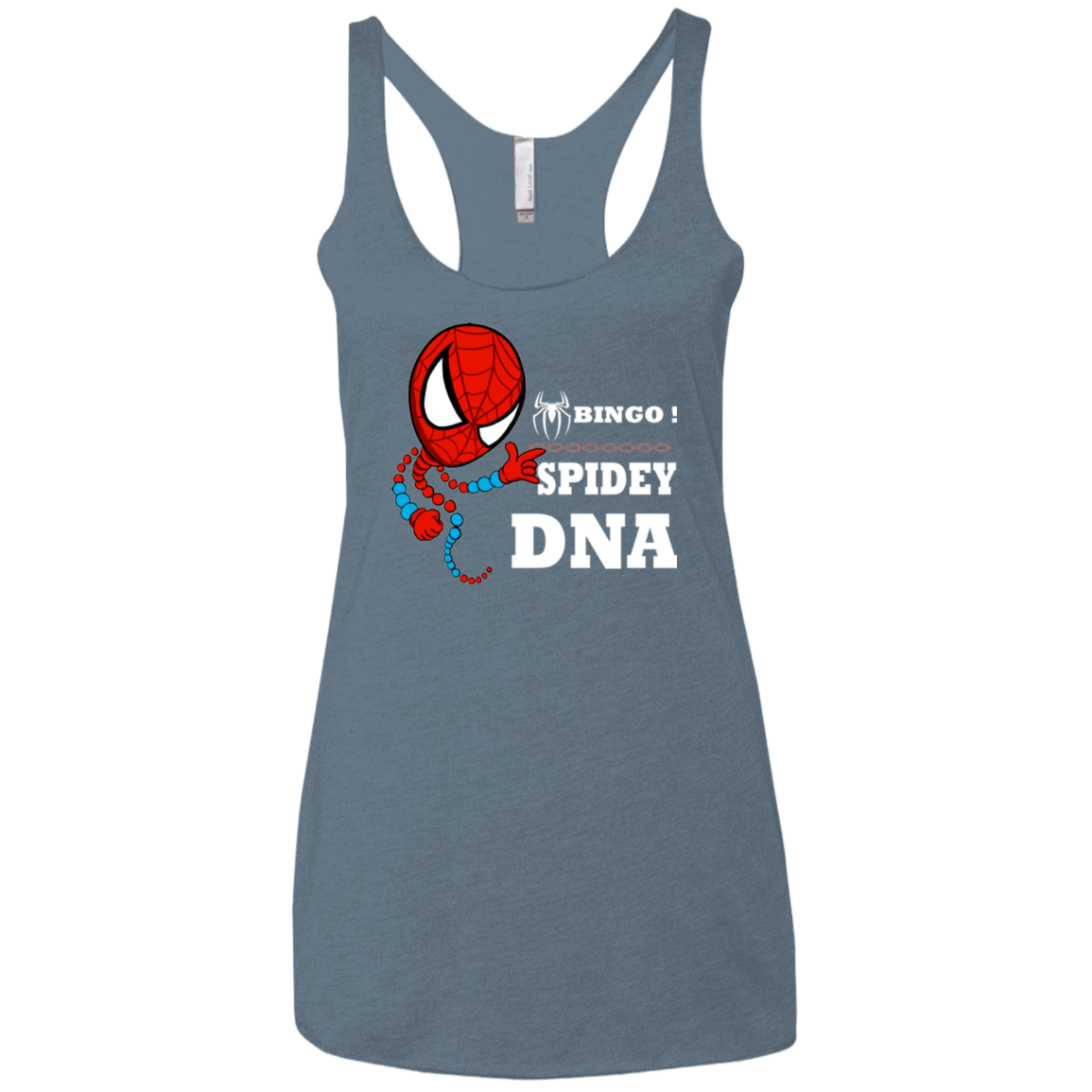 T-Shirts Indigo / X-Small Bingo Spidey Women's Triblend Racerback Tank