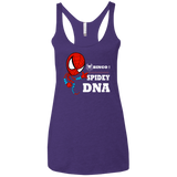 T-Shirts Purple / X-Small Bingo Spidey Women's Triblend Racerback Tank