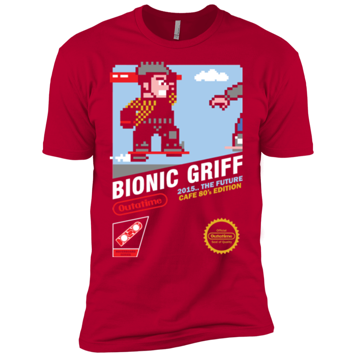 T-Shirts Red / YXS Bionic Griff Boys Premium T-Shirt