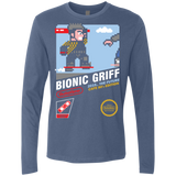 T-Shirts Indigo / Small Bionic Griff Men's Premium Long Sleeve