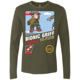 T-Shirts Military Green / Small Bionic Griff Men's Premium Long Sleeve