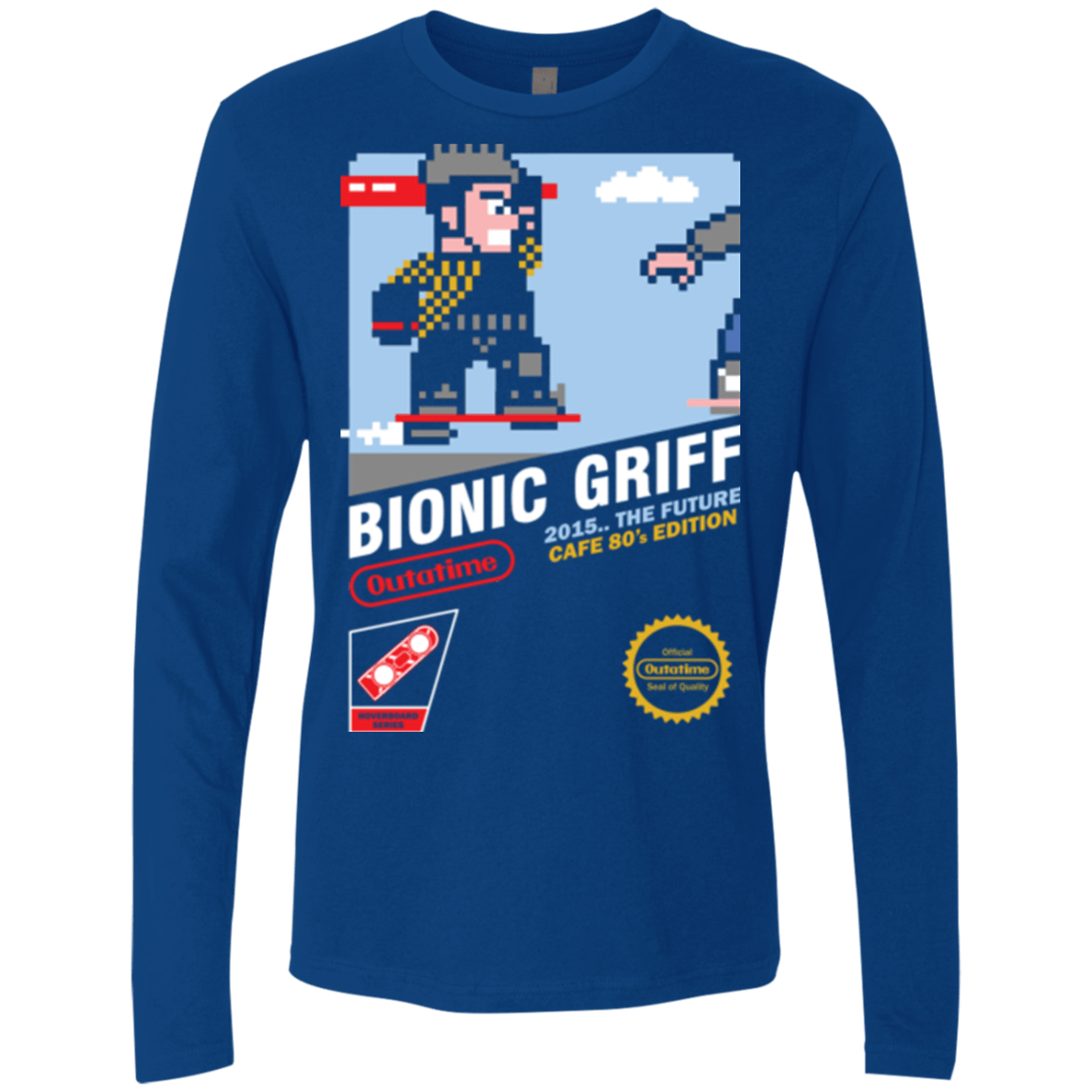 T-Shirts Royal / Small Bionic Griff Men's Premium Long Sleeve
