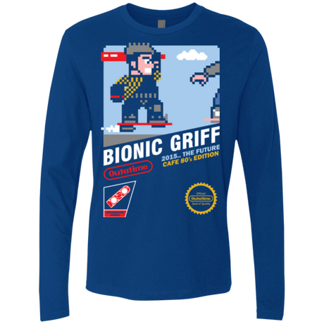 T-Shirts Royal / Small Bionic Griff Men's Premium Long Sleeve