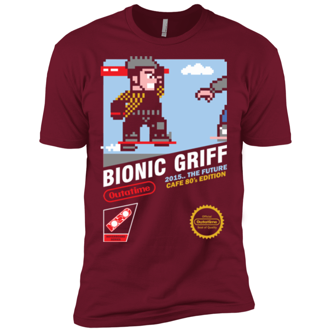T-Shirts Cardinal / X-Small Bionic Griff Men's Premium T-Shirt