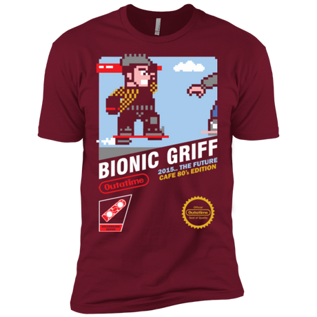 T-Shirts Cardinal / X-Small Bionic Griff Men's Premium T-Shirt