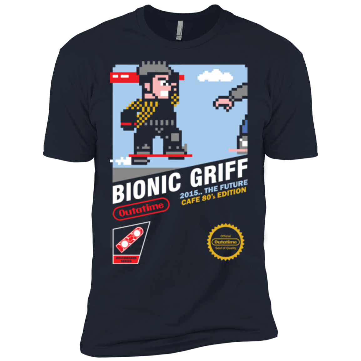 T-Shirts Midnight Navy / X-Small Bionic Griff Men's Premium T-Shirt