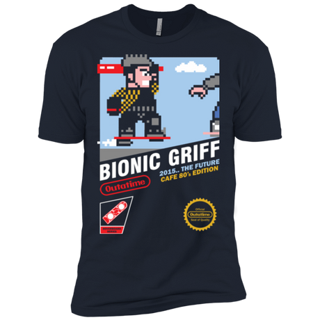 T-Shirts Midnight Navy / X-Small Bionic Griff Men's Premium T-Shirt