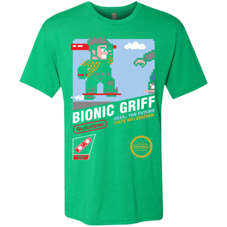 T-Shirts Envy / Small Bionic Griff Men's Triblend T-Shirt