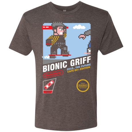 T-Shirts Macchiato / Small Bionic Griff Men's Triblend T-Shirt