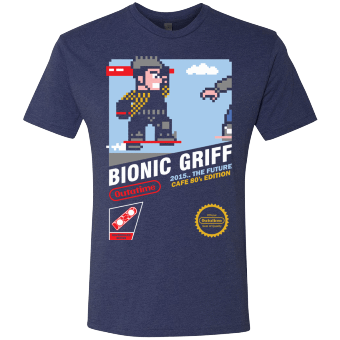 T-Shirts Vintage Navy / Small Bionic Griff Men's Triblend T-Shirt