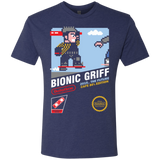 T-Shirts Vintage Navy / Small Bionic Griff Men's Triblend T-Shirt