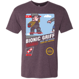 T-Shirts Vintage Purple / Small Bionic Griff Men's Triblend T-Shirt