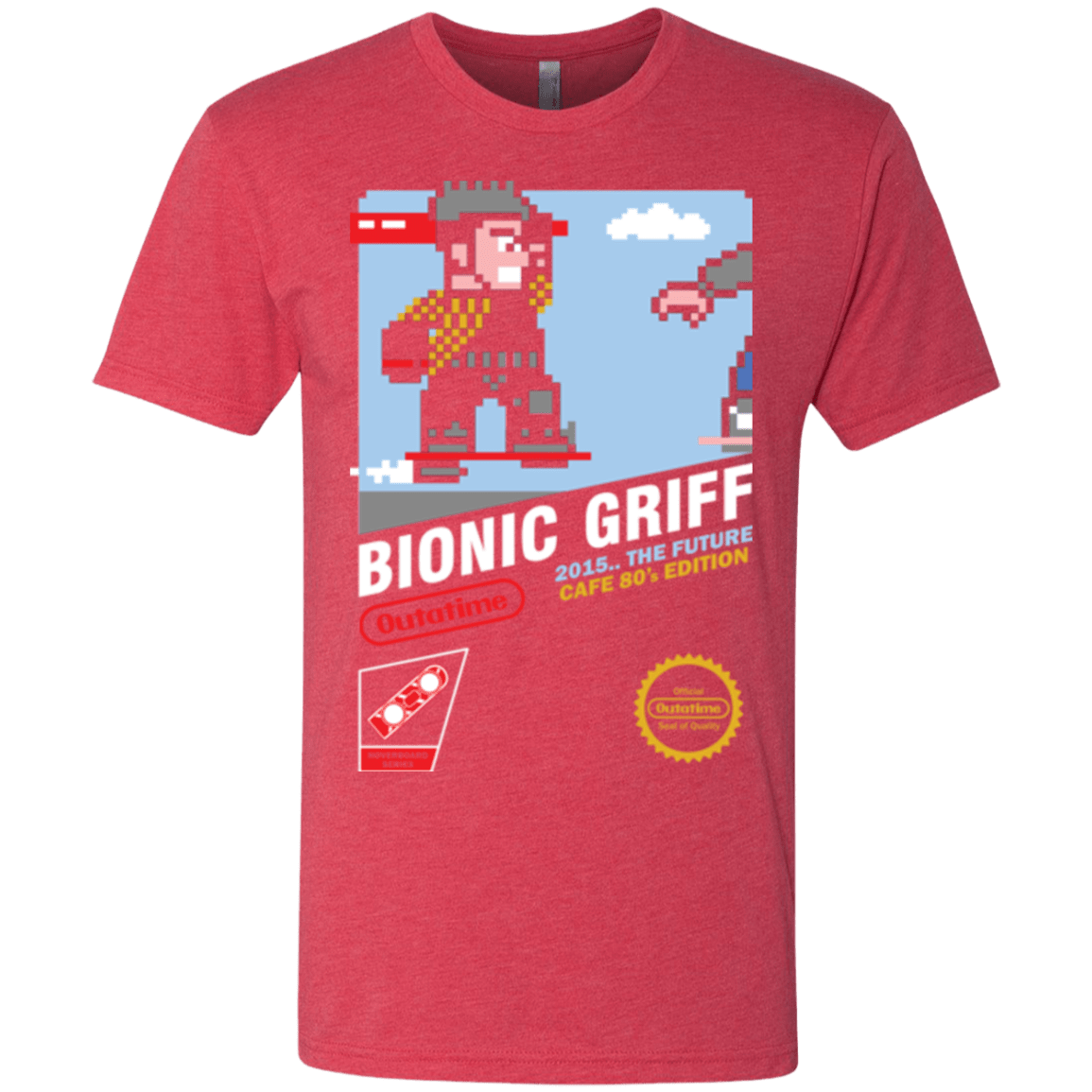 T-Shirts Vintage Red / Small Bionic Griff Men's Triblend T-Shirt