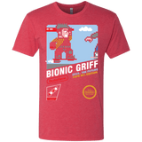 T-Shirts Vintage Red / Small Bionic Griff Men's Triblend T-Shirt