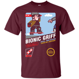 T-Shirts Maroon / Small Bionic Griff T-Shirt
