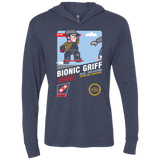T-Shirts Vintage Navy / X-Small Bionic Griff Triblend Long Sleeve Hoodie Tee