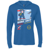 T-Shirts Vintage Royal / X-Small Bionic Griff Triblend Long Sleeve Hoodie Tee