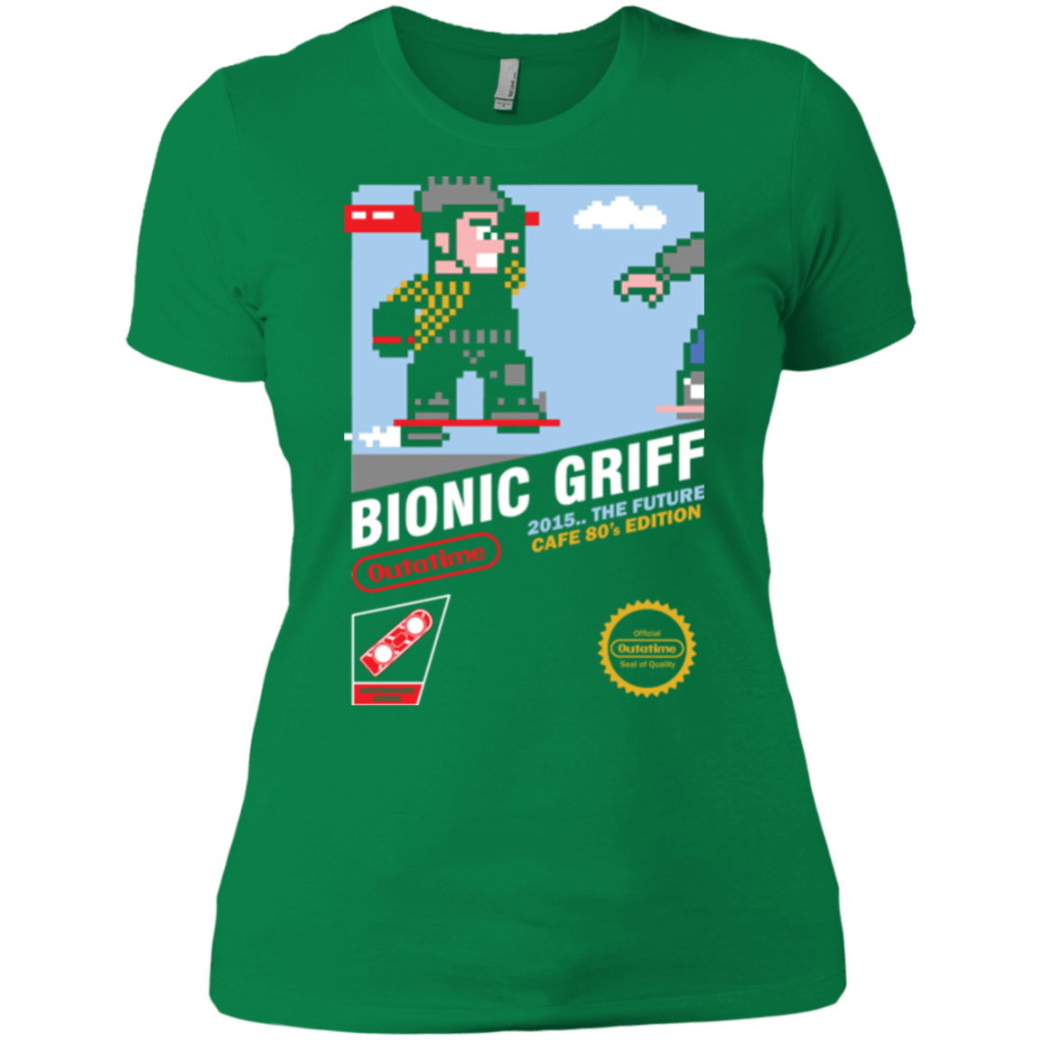 T-Shirts Kelly Green / X-Small Bionic Griff Women's Premium T-Shirt
