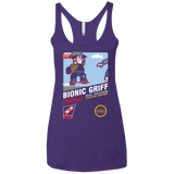 T-Shirts Purple / X-Small Bionic Griff Women's Triblend Racerback Tank