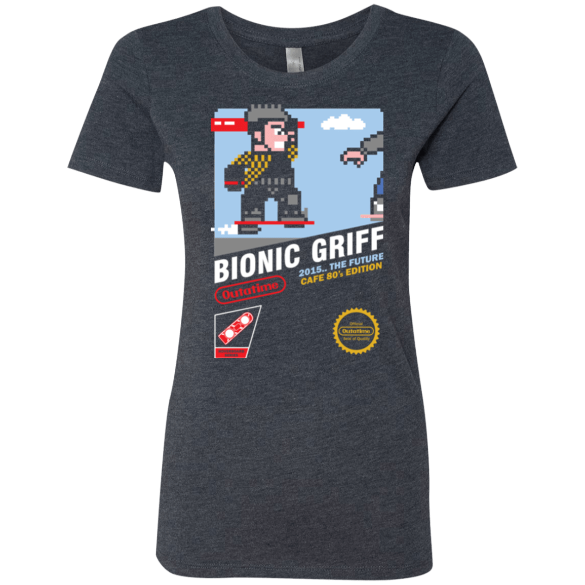 T-Shirts Vintage Navy / Small Bionic Griff Women's Triblend T-Shirt