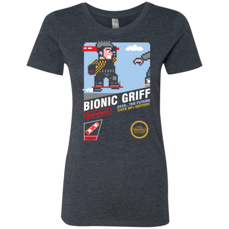 T-Shirts Vintage Navy / Small Bionic Griff Women's Triblend T-Shirt
