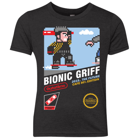 T-Shirts Vintage Black / YXS Bionic Griff Youth Triblend T-Shirt