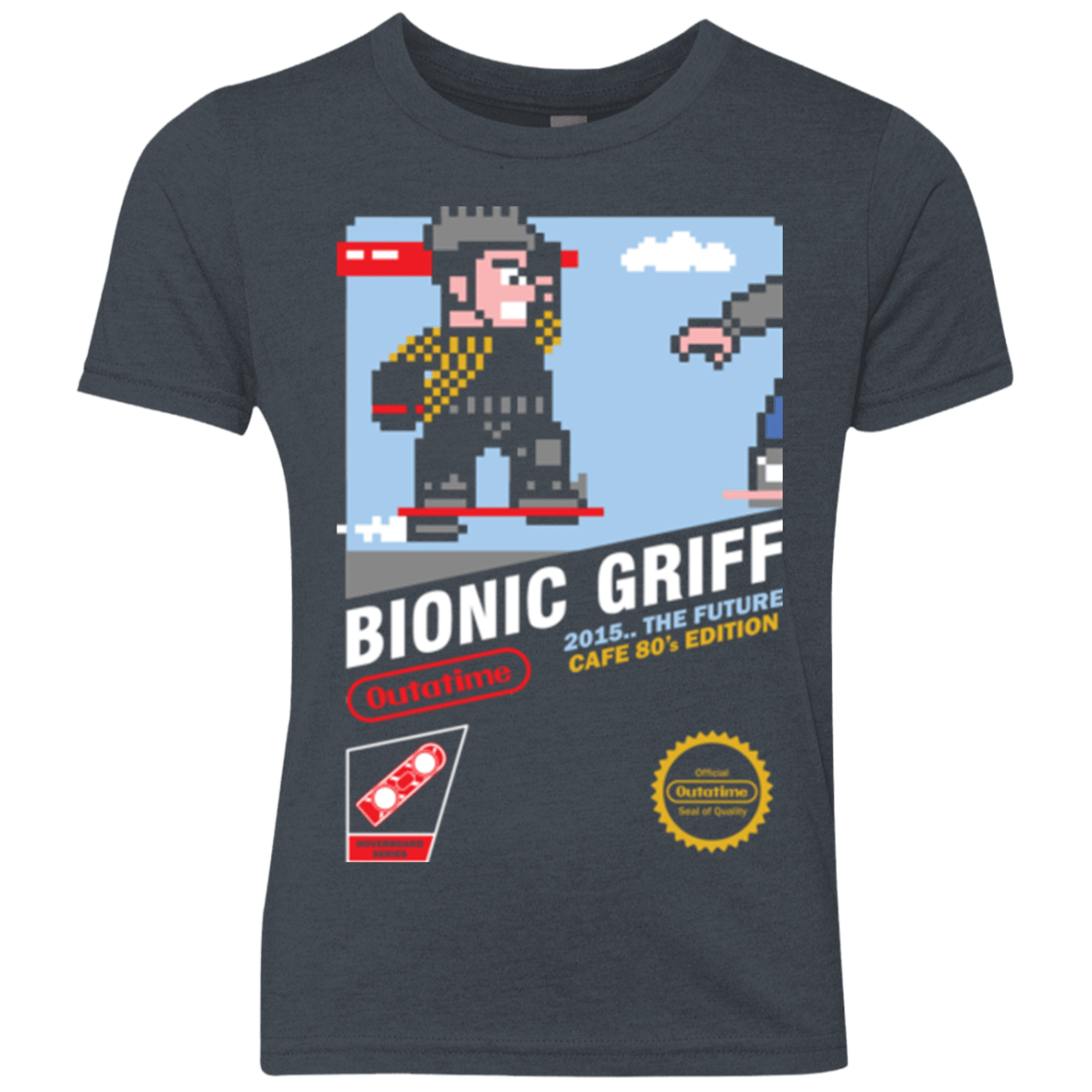 T-Shirts Vintage Navy / YXS Bionic Griff Youth Triblend T-Shirt