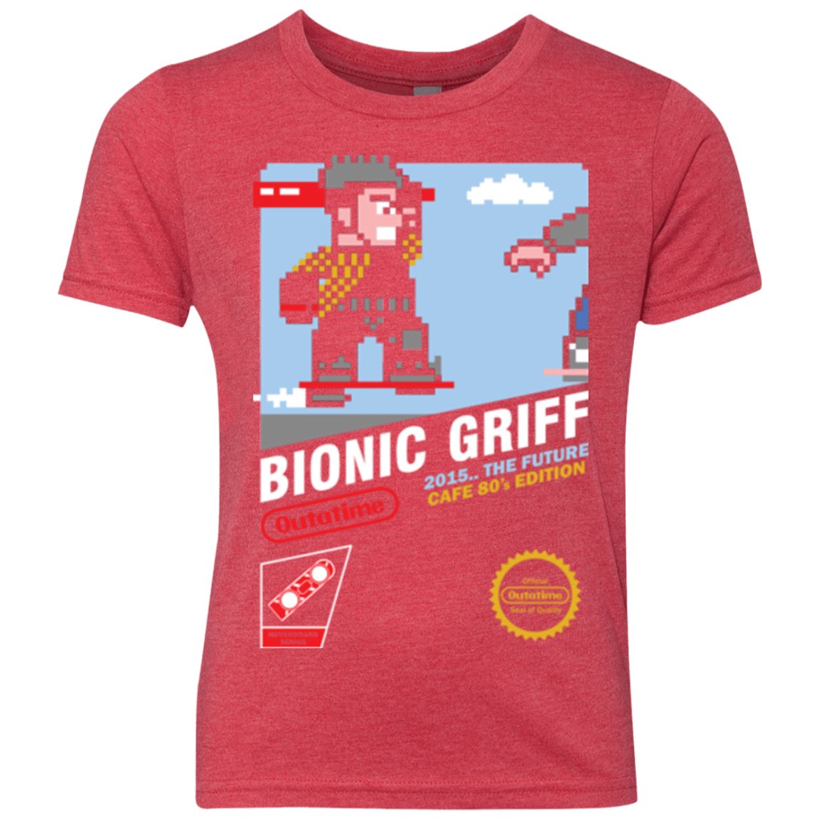 T-Shirts Vintage Red / YXS Bionic Griff Youth Triblend T-Shirt