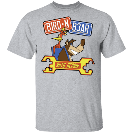 T-Shirts Sport Grey / S Bird N Bear Auto Repair T-Shirt