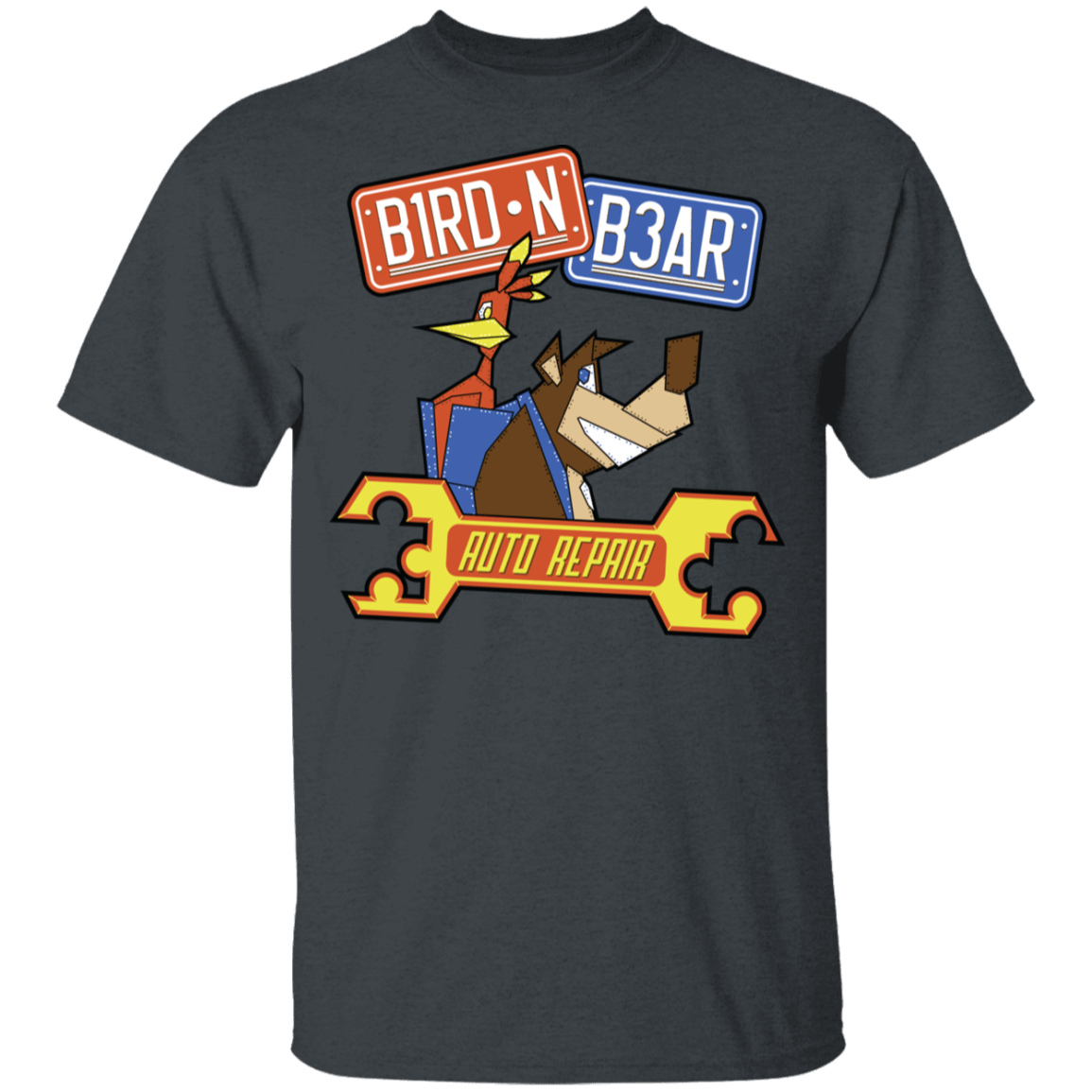 Bird N Bear Auto Repair Youth T-Shirt