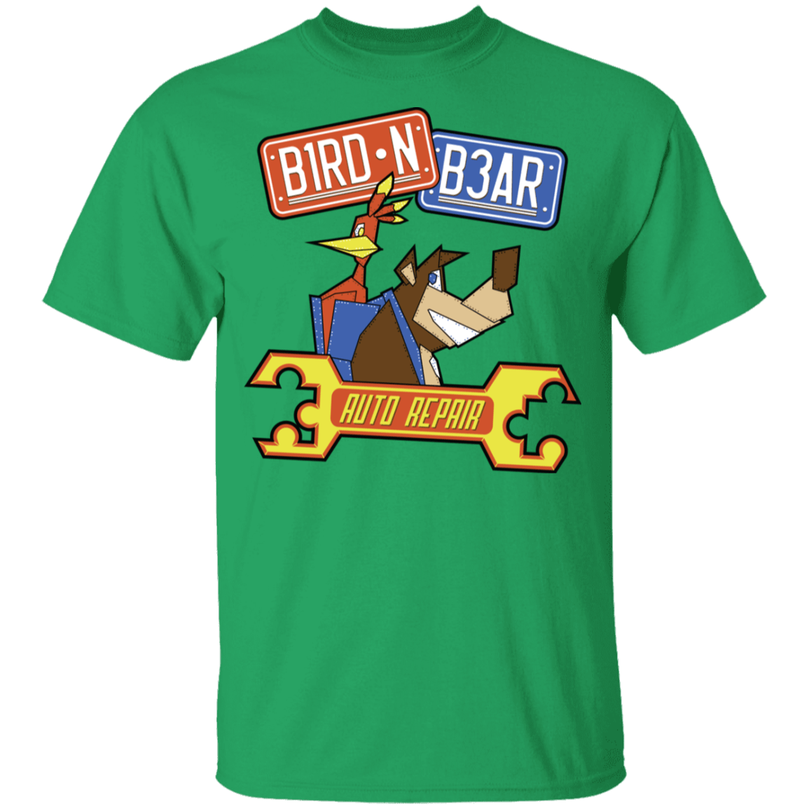 Bird N Bear Auto Repair Youth T-Shirt
