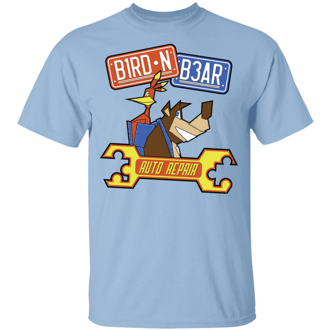 Bird N Bear Auto Repair Youth T-Shirt