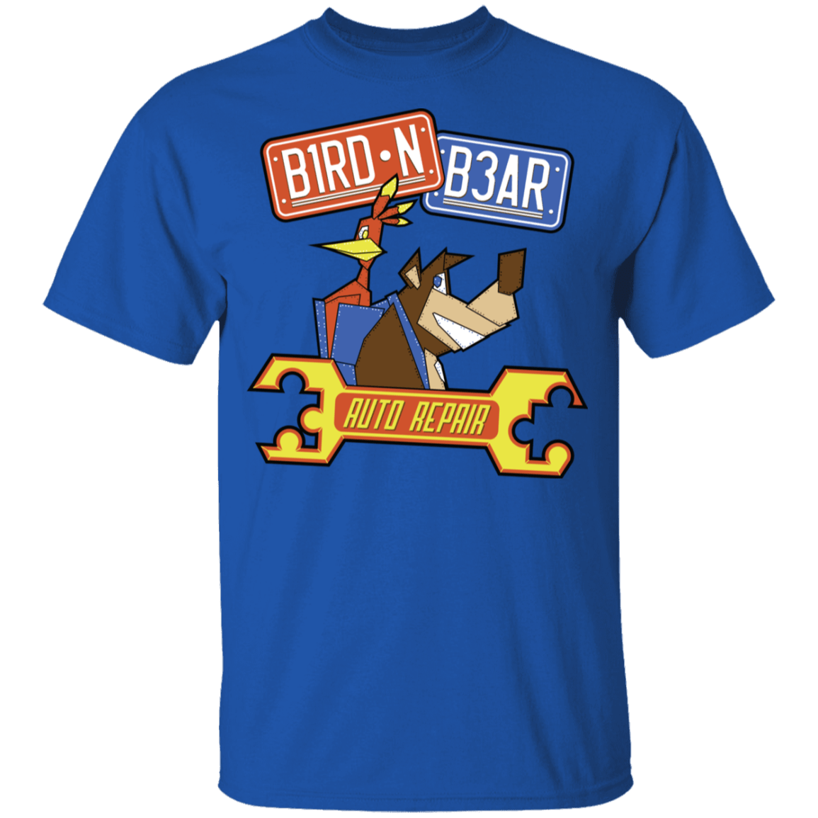 Bird N Bear Auto Repair Youth T-Shirt