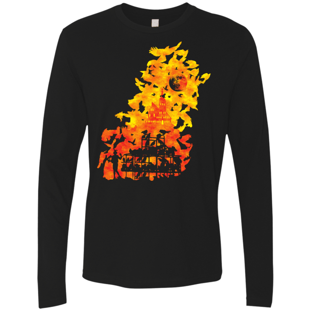 T-Shirts Black / S Birds Of Terror Men's Premium Long Sleeve