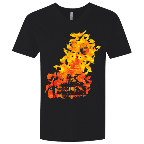 T-Shirts Black / X-Small Birds Of Terror Men's Premium V-Neck