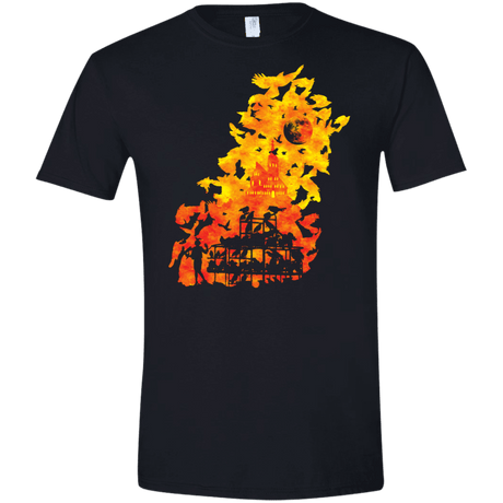 T-Shirts Black / X-Small Birds Of Terror Men's Semi-Fitted Softstyle