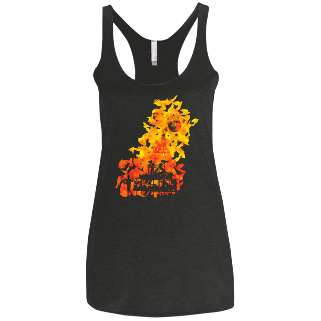 T-Shirts Vintage Black / X-Small Birds Of Terror Women's Triblend Racerback Tank