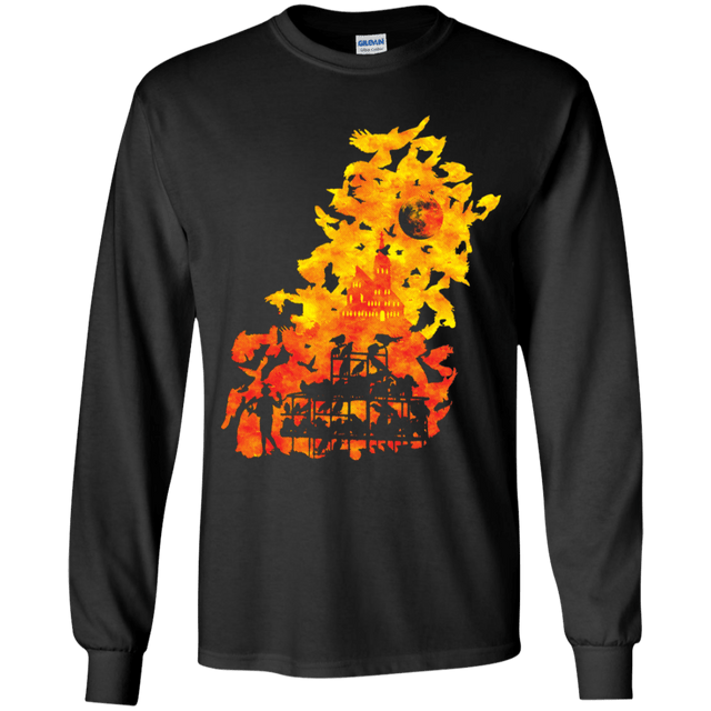 T-Shirts Black / YS Birds Of Terror Youth Long Sleeve T-Shirt