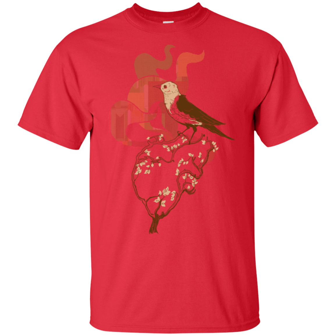 T-Shirts Red / S Birds T-Shirt