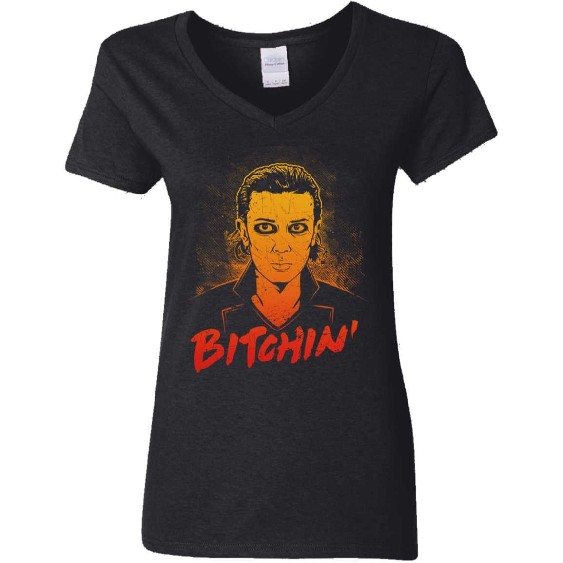 T-Shirts Black / S Bitchin' Women's V-Neck T-Shirt