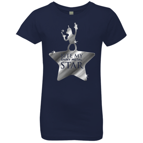 T-Shirts Midnight Navy / YXS Bite my Shiny Metal Star Girls Premium T-Shirt